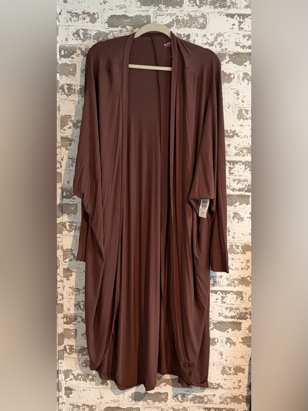 NWT Size 3(X) Torrid Brown Open-Front Duster